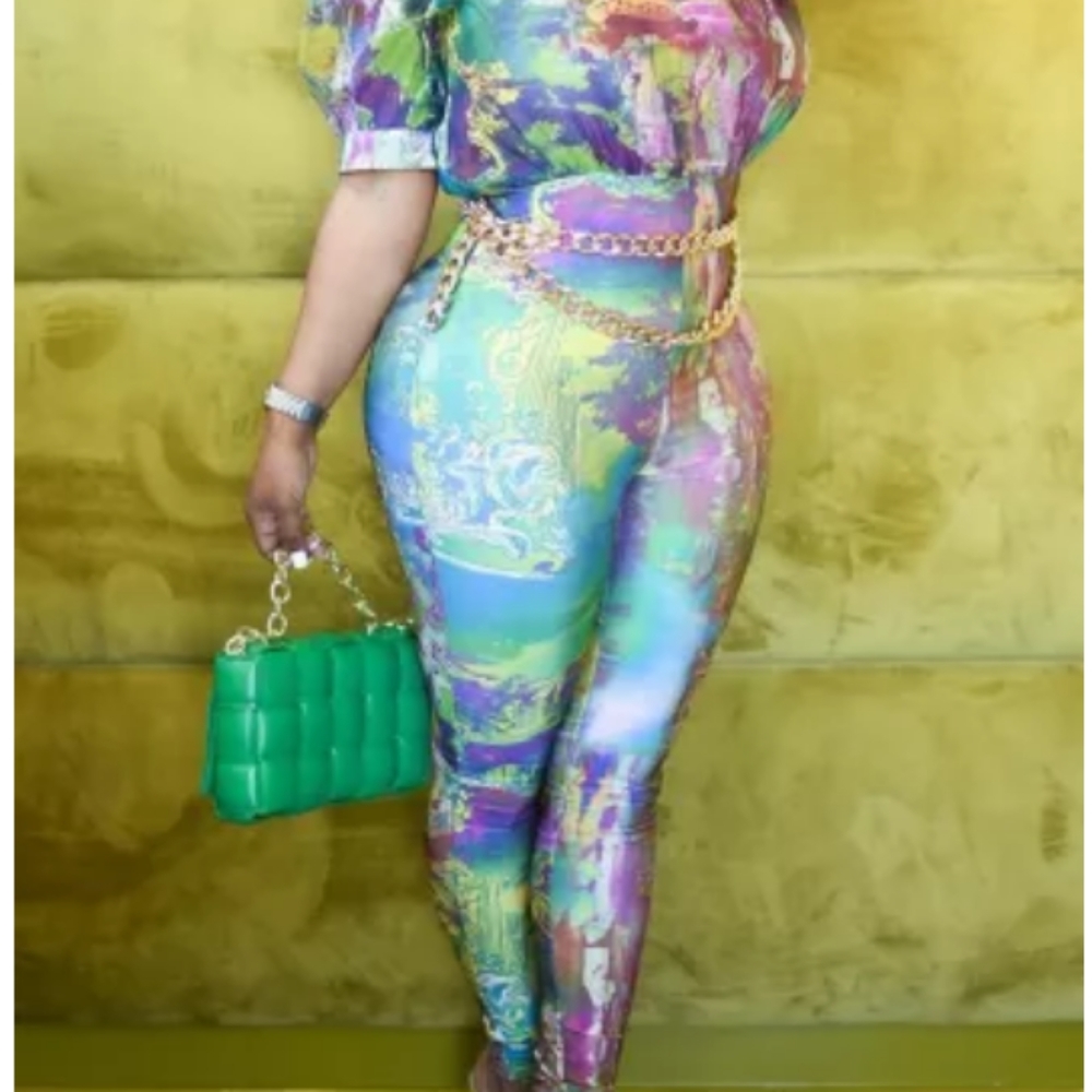 Women 2Pc Pants Set